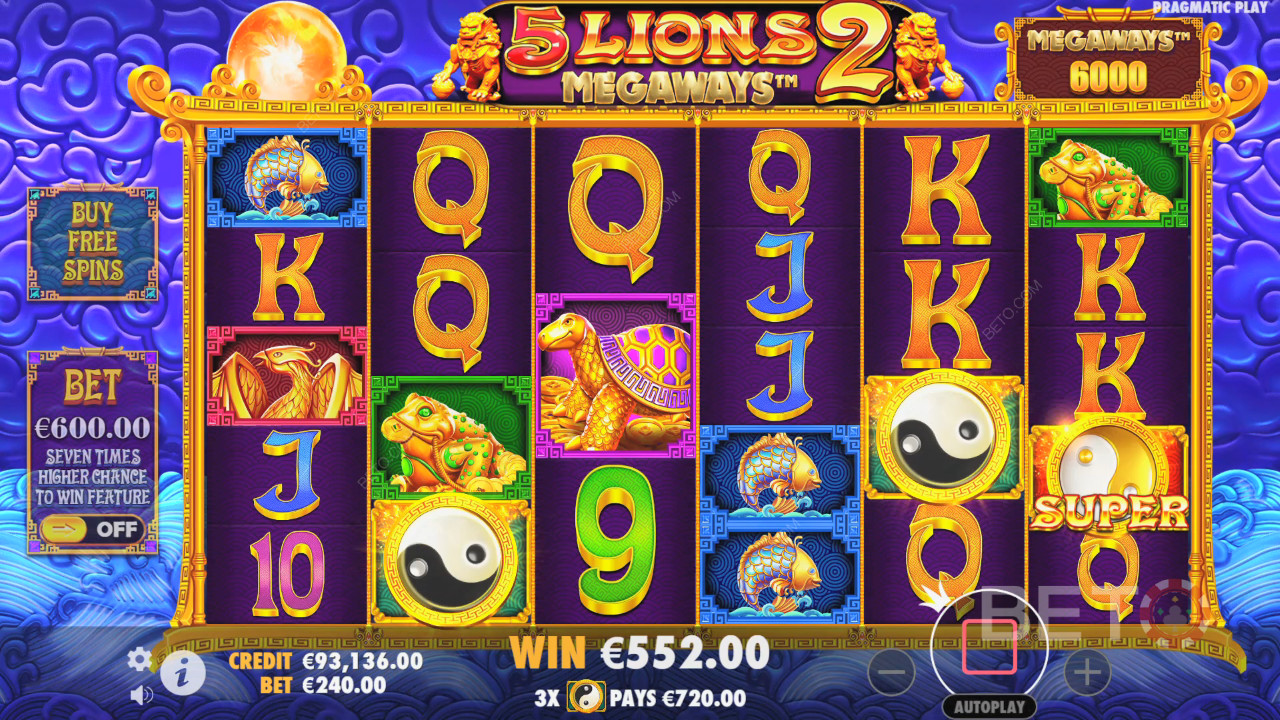 5 Lions Megaways 2 Arvostelu by BETO Slots