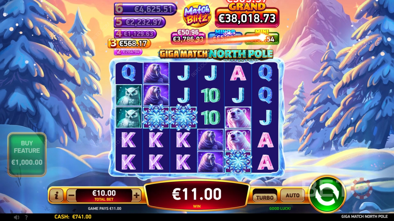 Giga Match North Pole arvostelu BETO Slotsilta