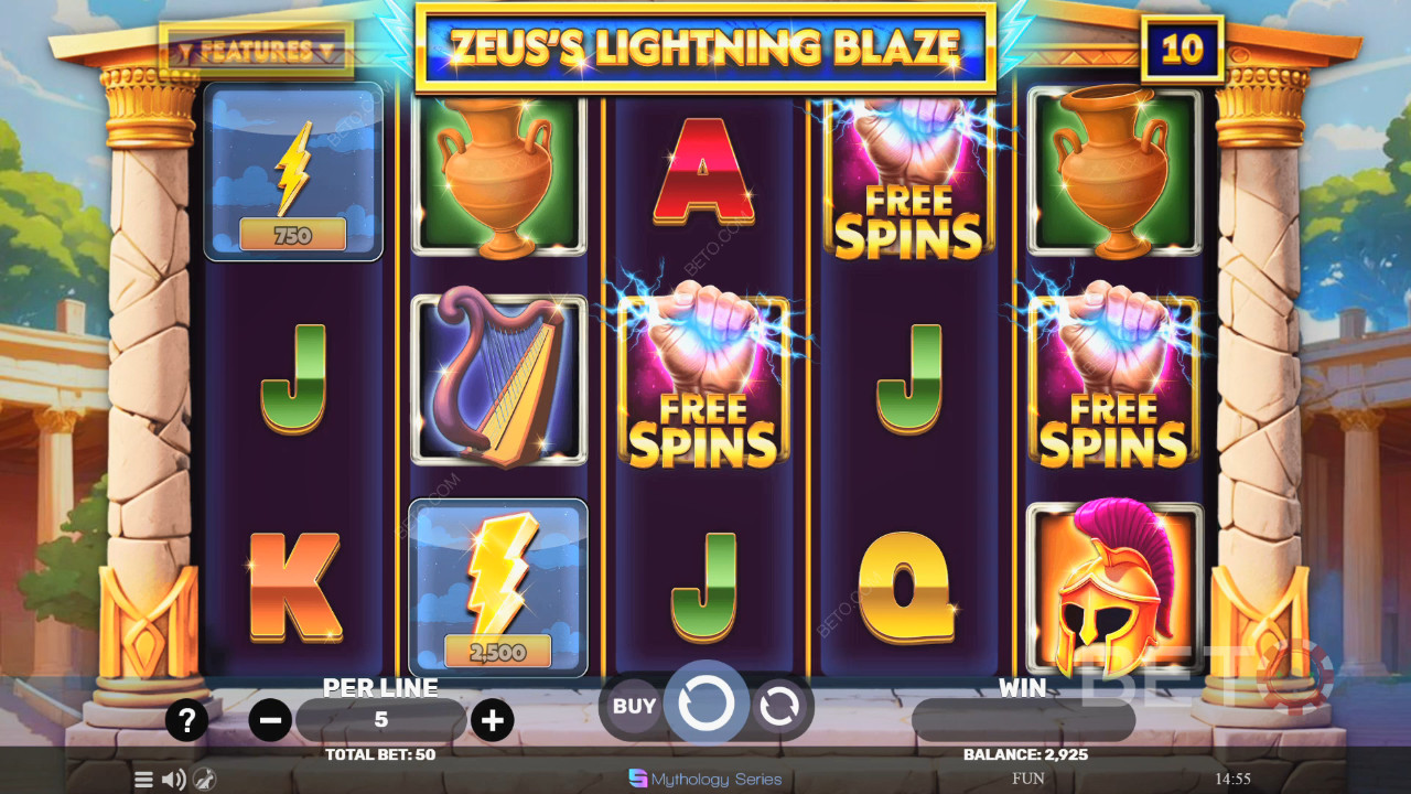 Zeus's Lightning Blaze Pelaa Ilmaiseksi