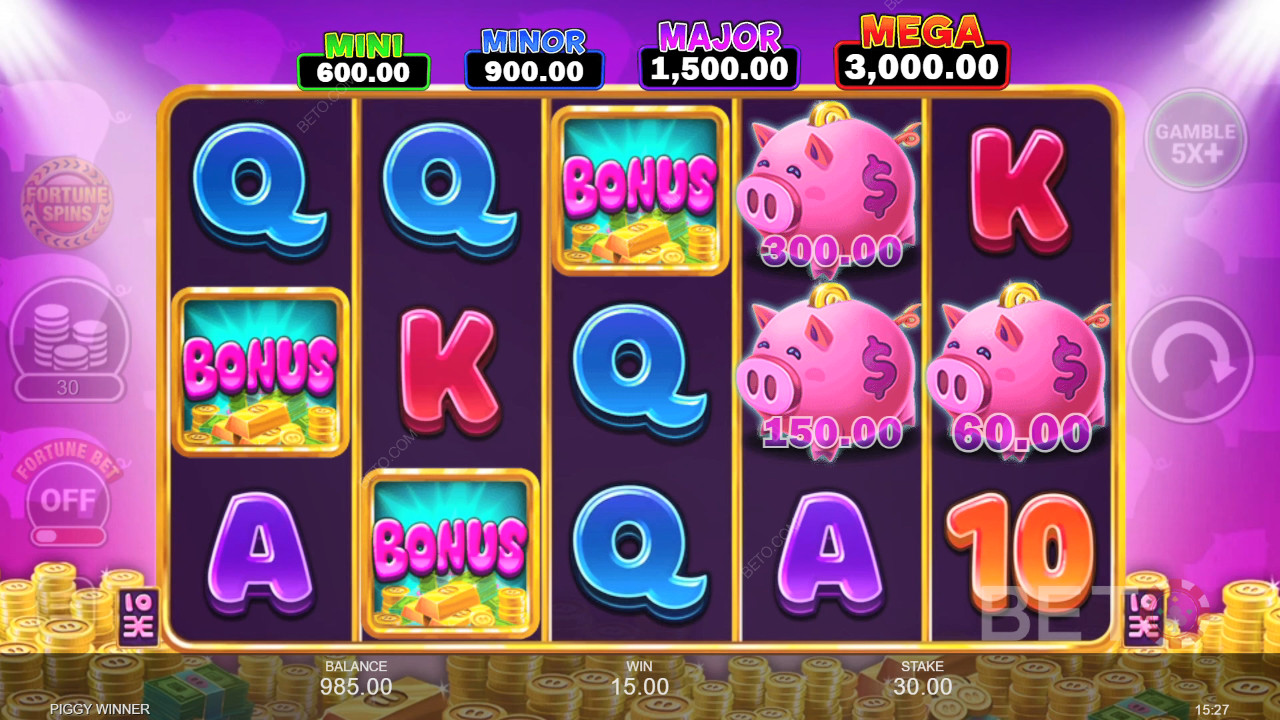 Bonusominaisuudet selitetty Piggy Winner by Inspired Gaming
