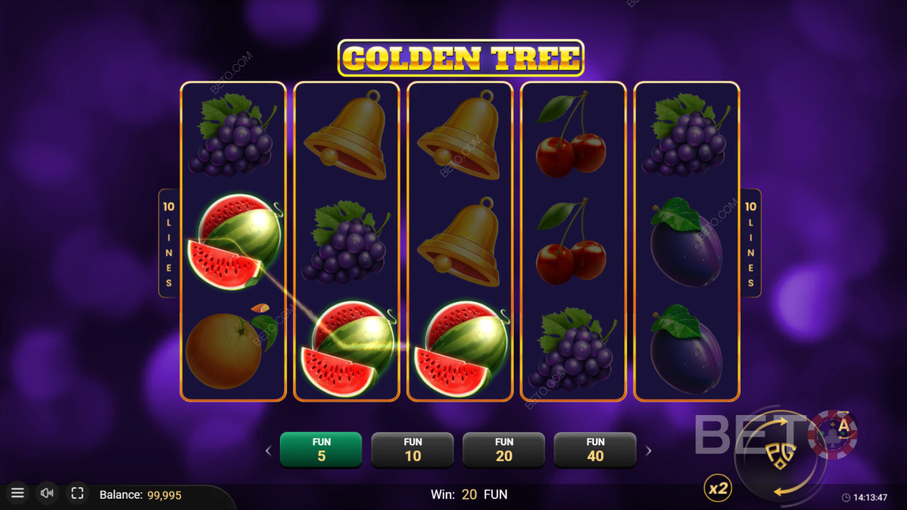 Pelaaminen Pascal Gamingin Golden Tree -pelissä