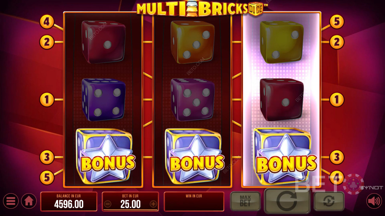 Multi Bricks Dice arvostelu BETO Slotsilta