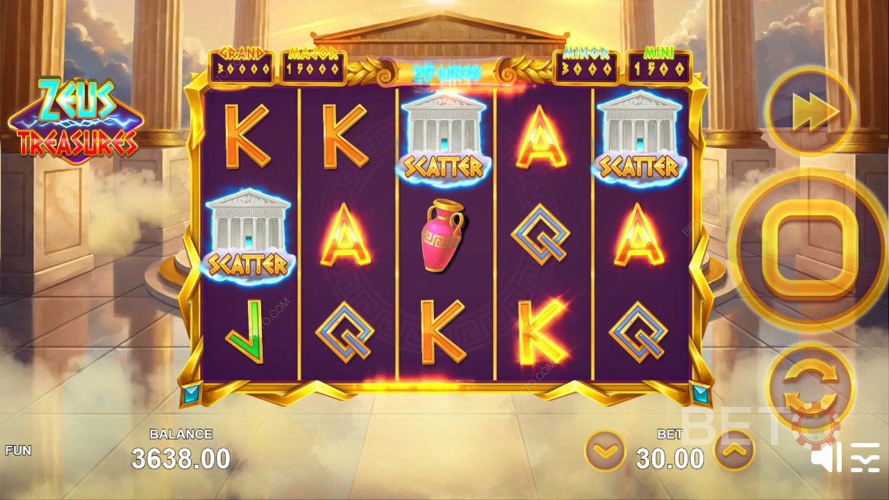 Zeus Treasures Pelaa Ilmaiseksi