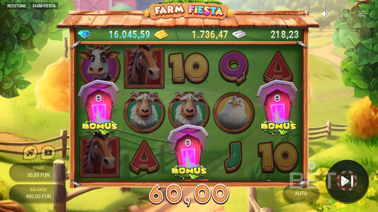 Farm Fiesta arvostelu by BETO Slots