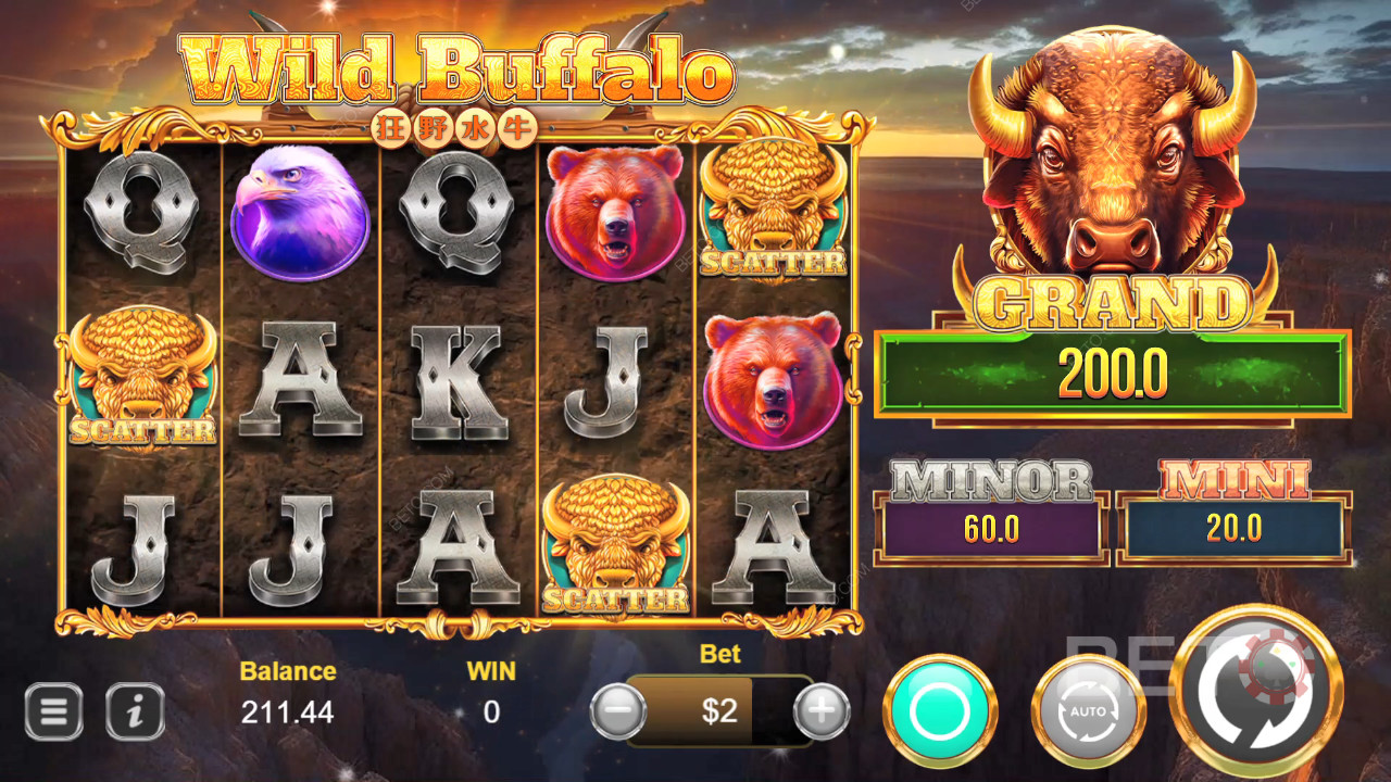 Wild Buffalo arvostelu by BETO Slots