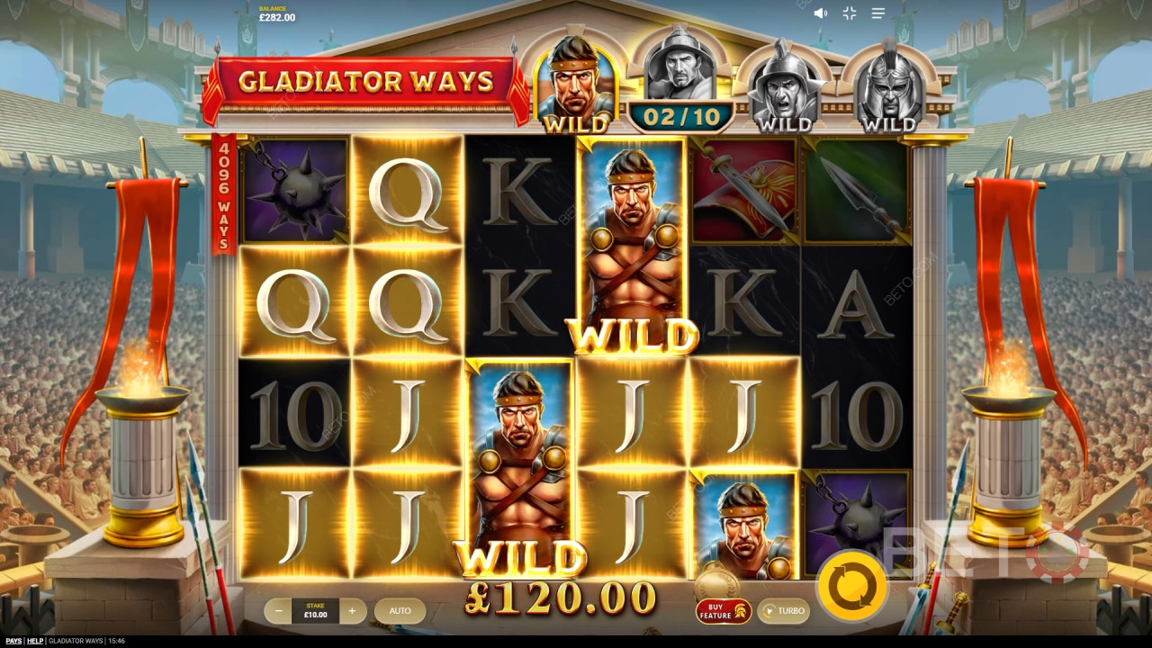 Gladiator Ways arvostelu BETO Slotsilta