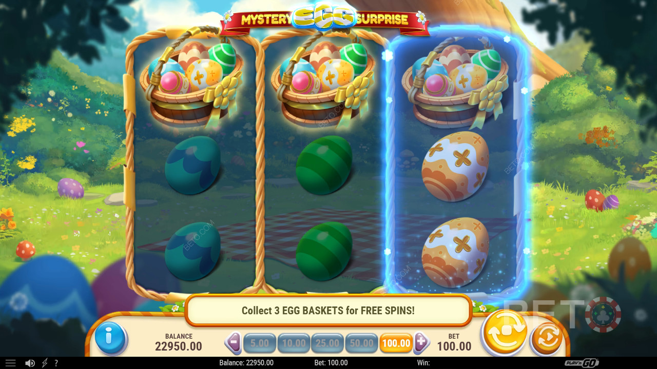 Mystery Egg Surprise arvostelu BETO Slotsilta