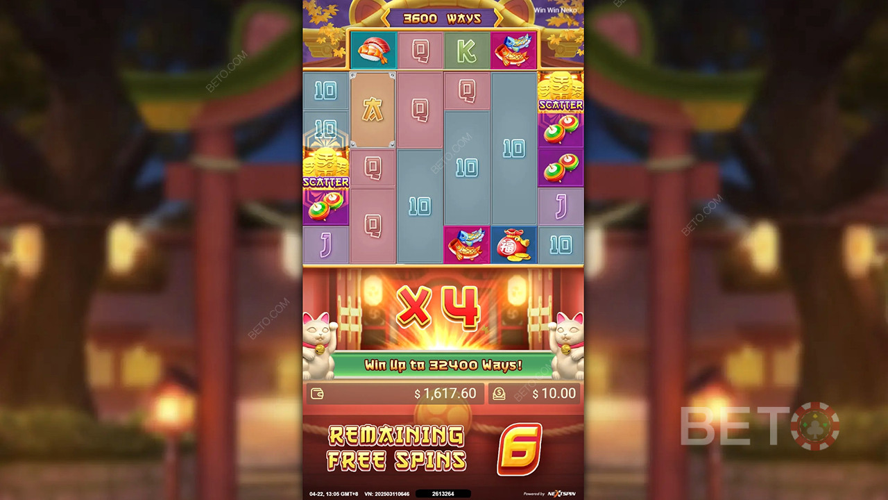 Bonusominaisuudet selitetty Win Win Neko by Nextspin -videokolikkopelissä