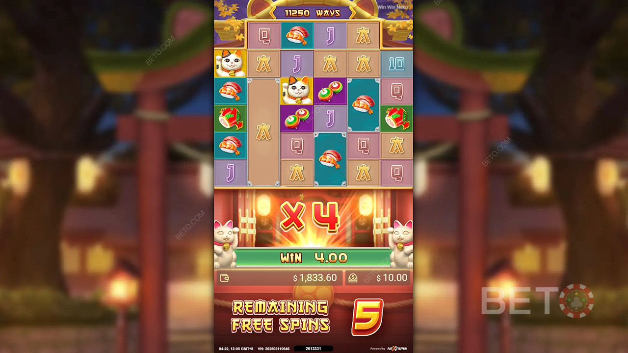 Kuinka pelata Nextspinin Win Win Neko -peliä?