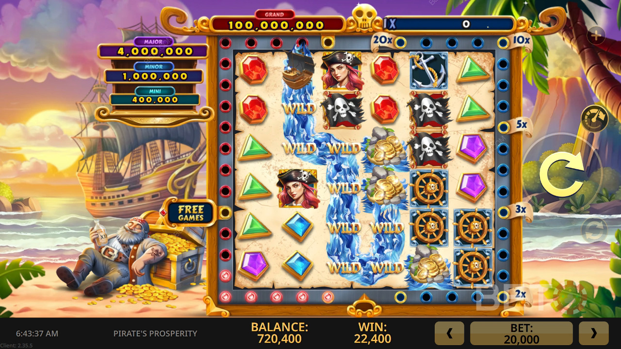 Pirate's Prosperity Wild Train Pelaa Ilmaiseksi