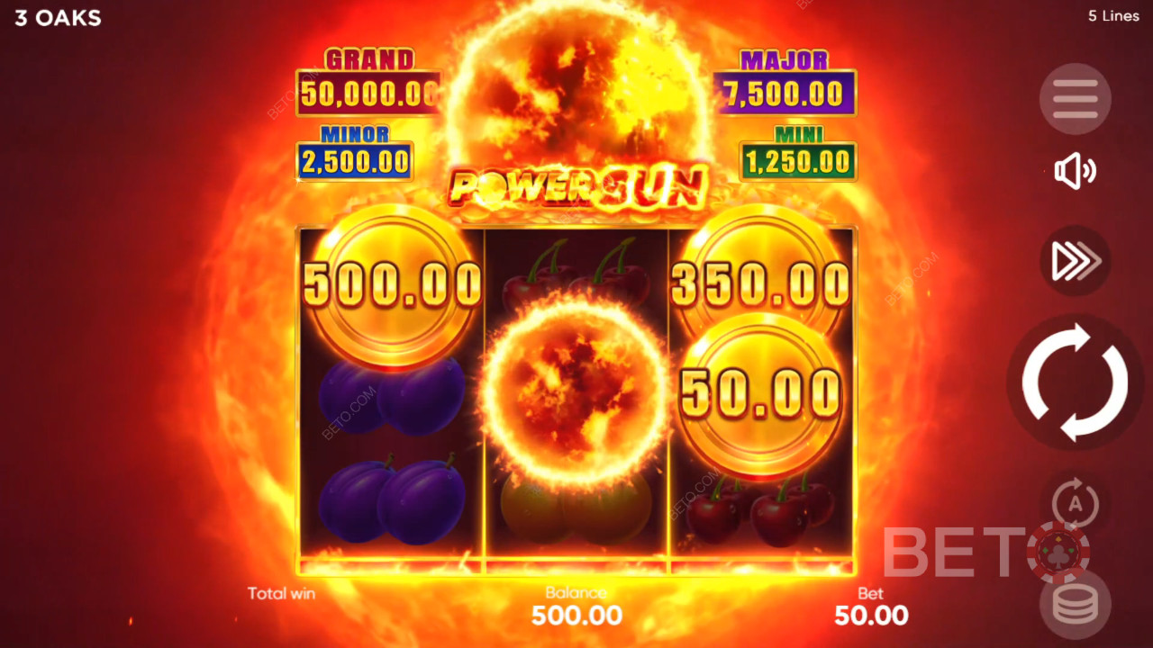 Power Sun arvostelu BETO Slotsilta