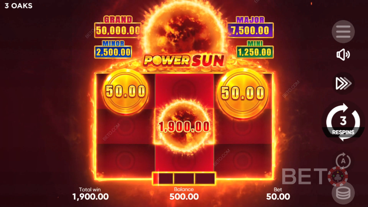 Kuinka pelata 3 Oaks Gamingin Power Sunia?