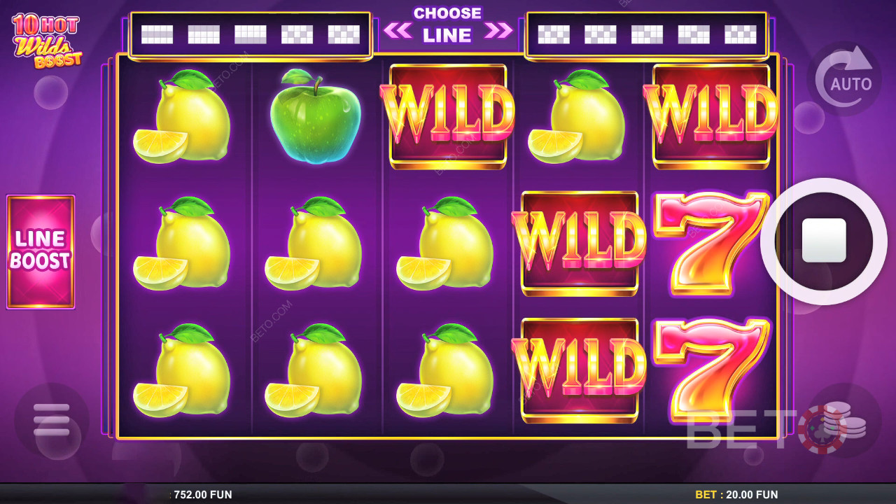 10 Hot Wilds Boost arvostelu BETO Slotsilta