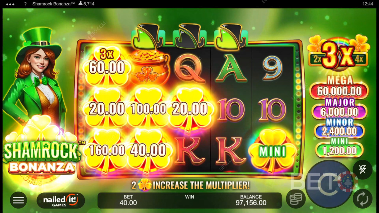 Shamrock Bonanza arvostelu BETO Slotsilta