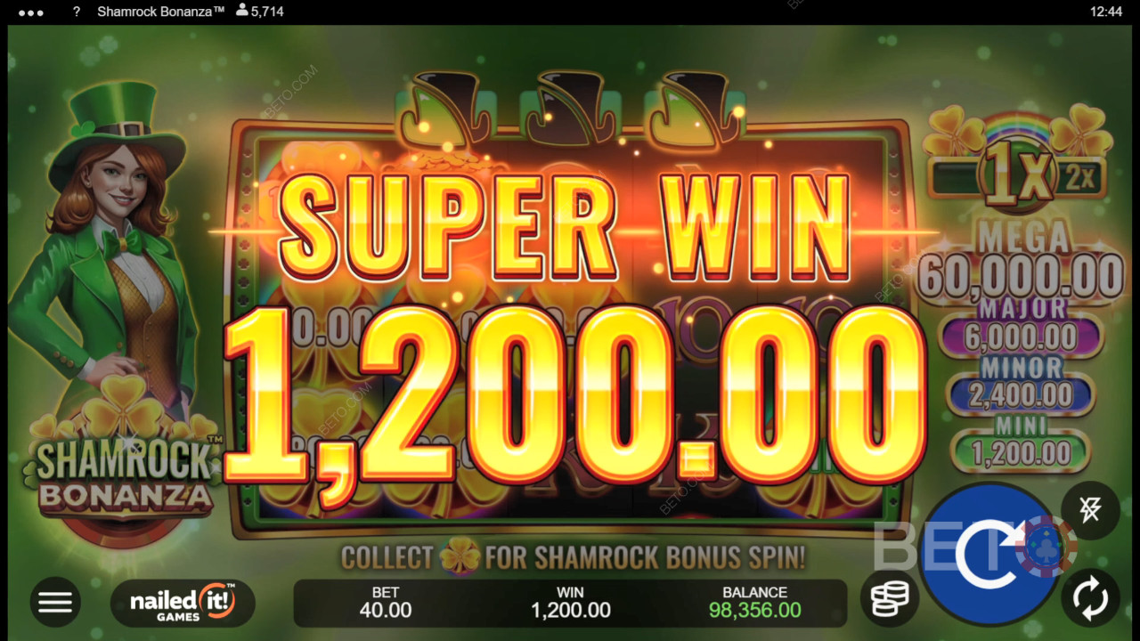 Bonusominaisuudet selitetty Shamrock Bonanzassa Nailed It! Games