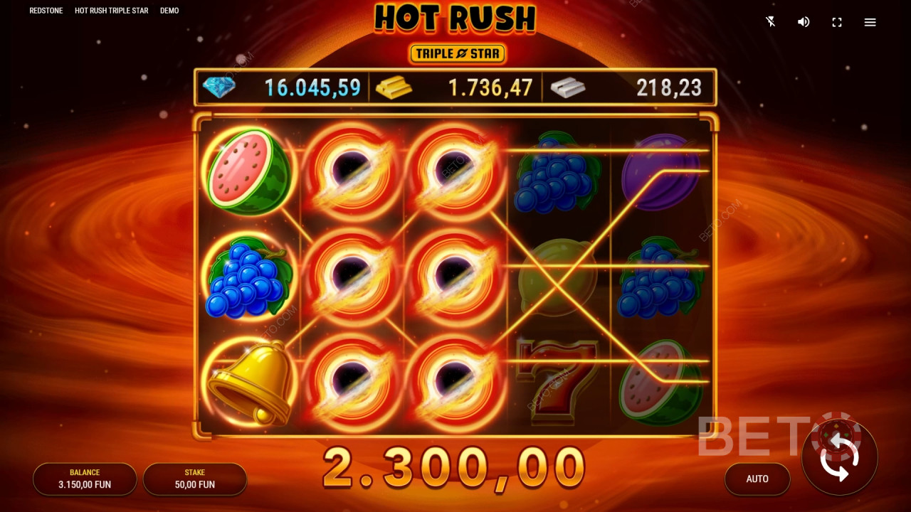 Hot Rush Triple Star Pelaa Ilmaiseksi