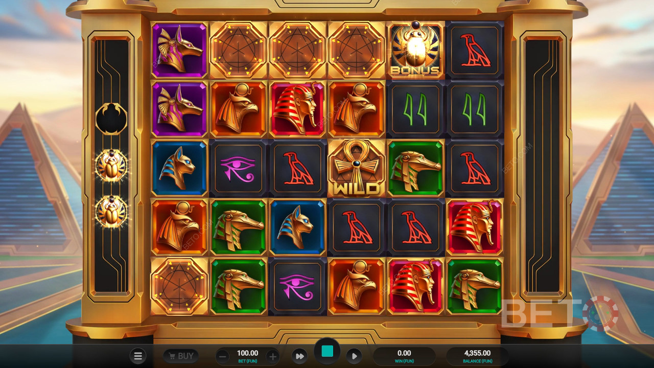 Glyph of Gods arvostelu BETO Slotsilta
