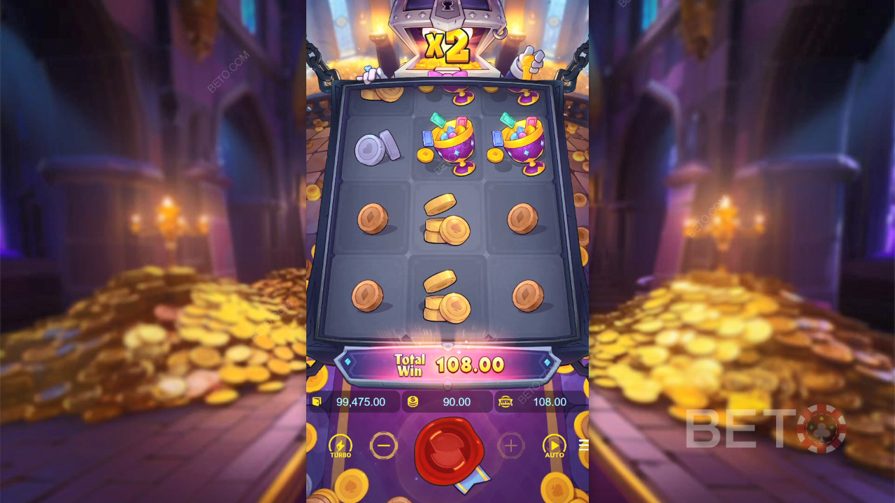Bonusominaisuudet selitetty Mr. Treasure