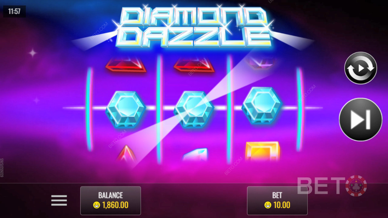 Diamond Dazzle arvostelu BETO Slotsilta