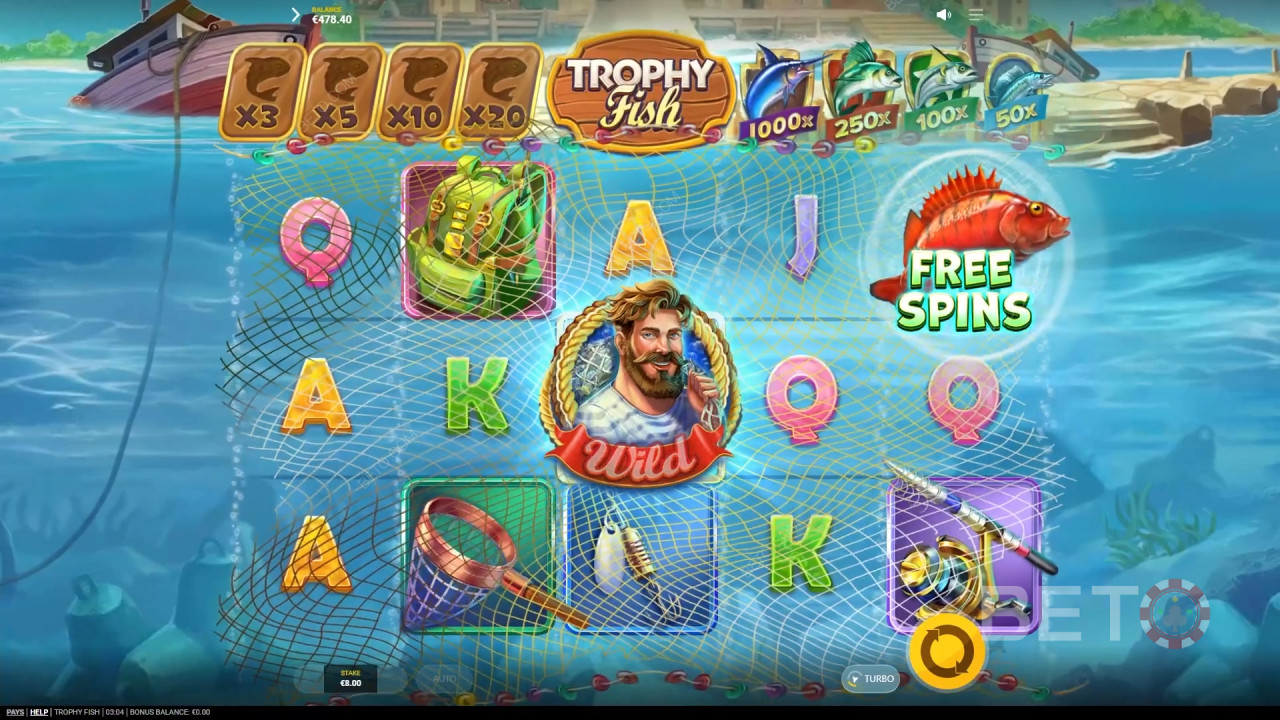 Trophy Fish arvostelu BETO Slotsilta
