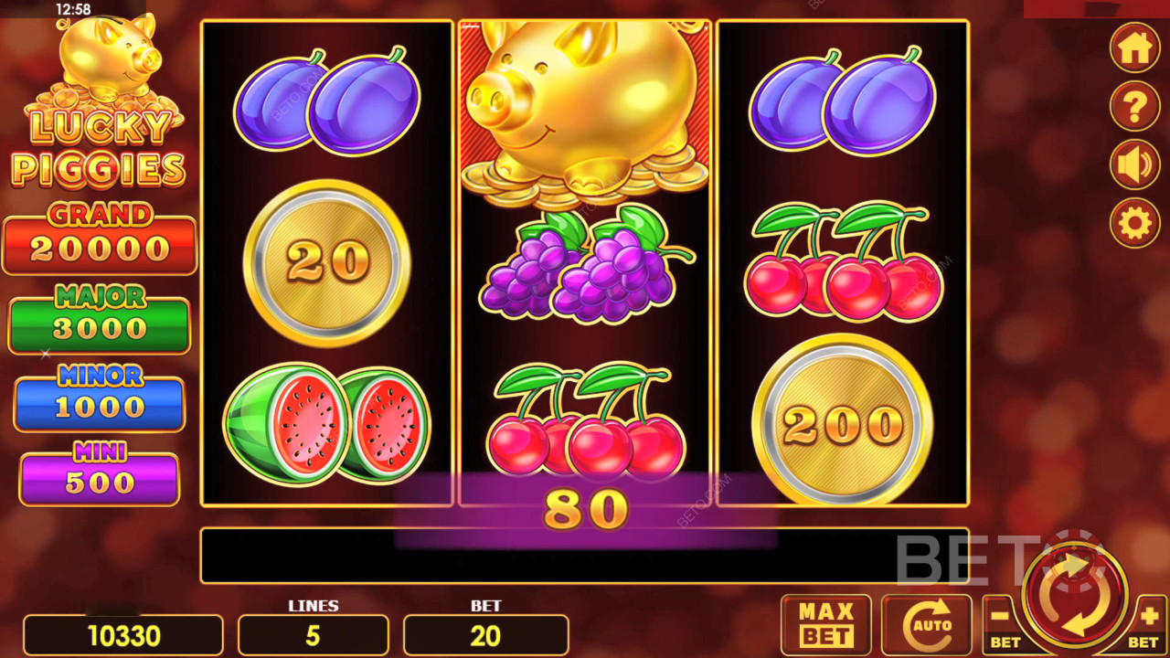 Lucky Piggies arvostelu BETO Slotsilta