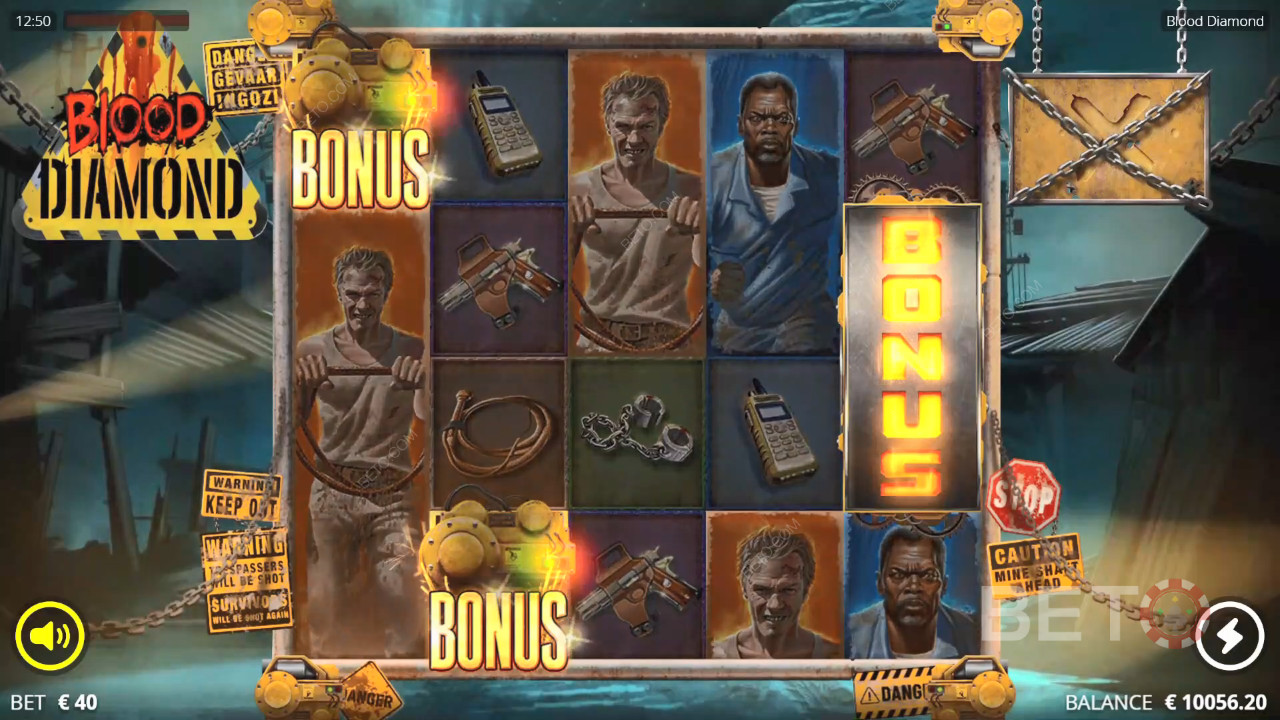 Blood Diamond arvostelu BETO Slotsilta