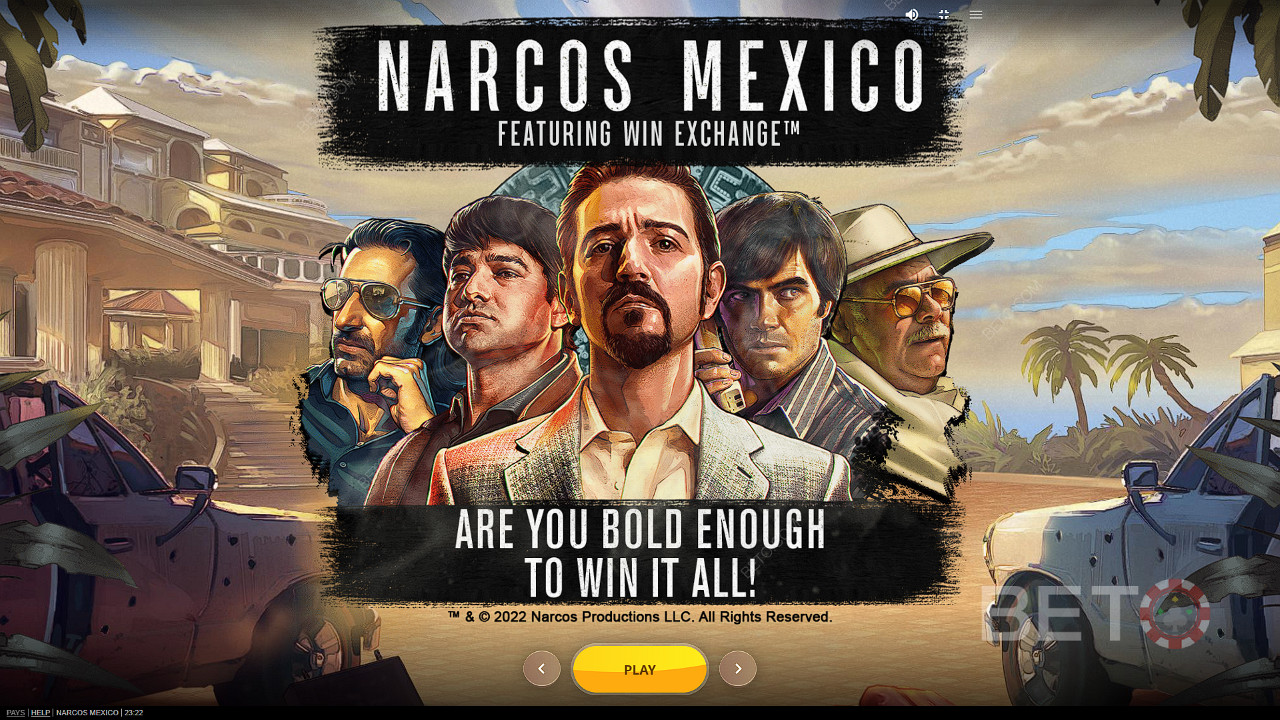 Otariski ja voita kaikki Narcos Mexico -nettikolikkopelissä.