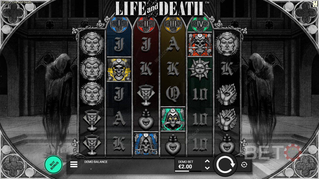 Bonusominaisuudet selitetty Life and Death by Hacksaw Gaming