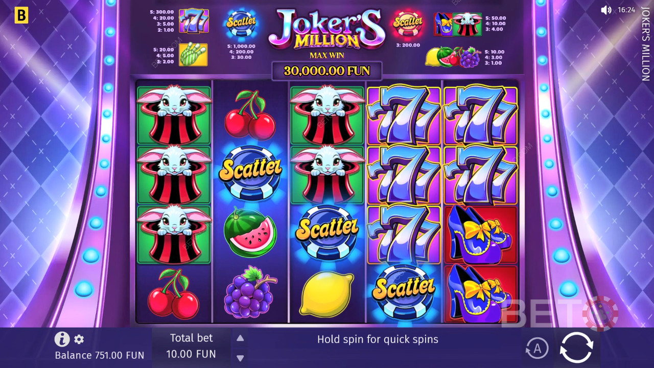 Joker's Million Pelaa Ilmaiseksi