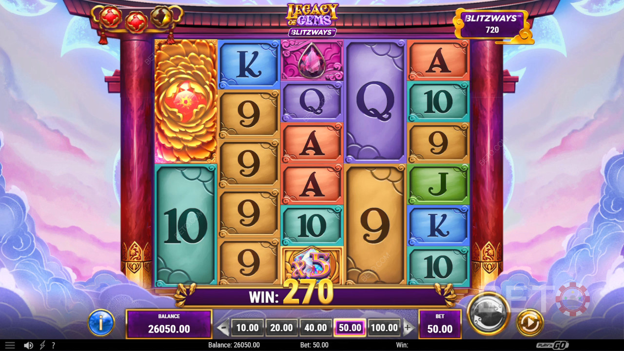 Legacy of Gems Blitzways arvostelu BETO Slotsilta