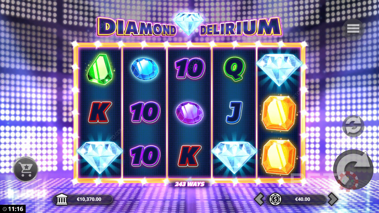 Diamond Delirium arvostelu BETO Slotsilta