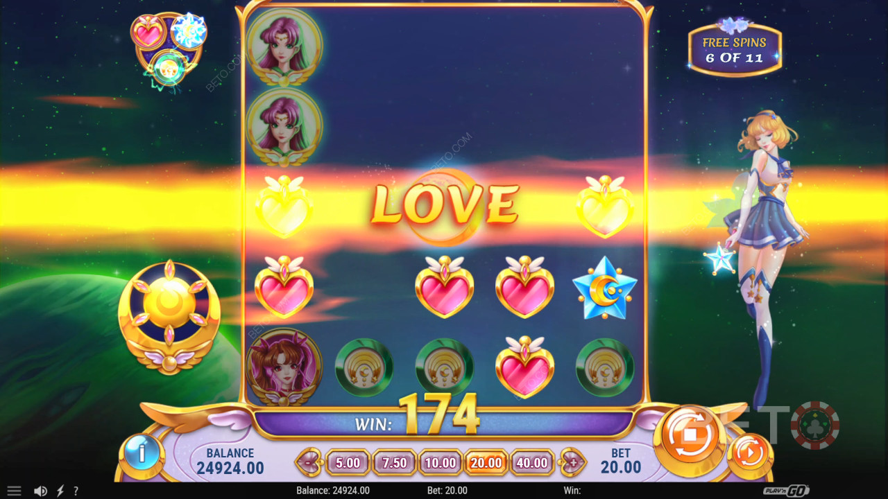 Moon Princess Origins arvostelu BETO Slotsilta