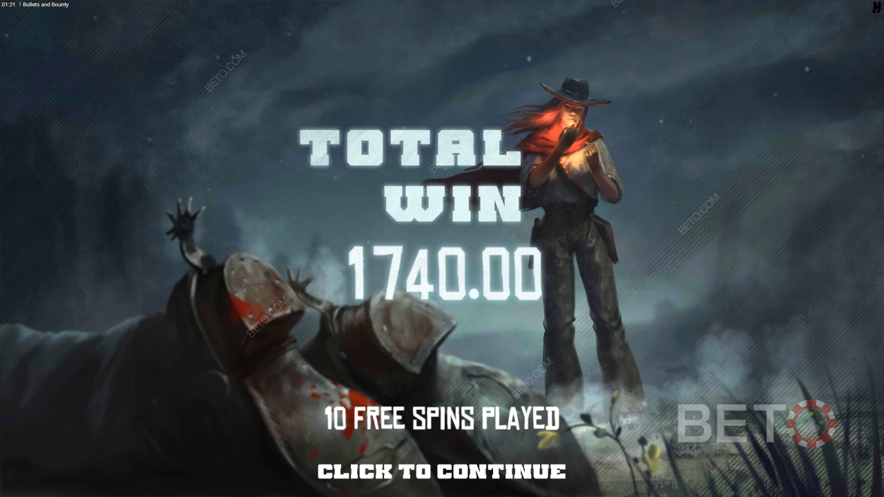 Voita 20,000x panoksesi Bullets and Bounty -kolikkopelissä!