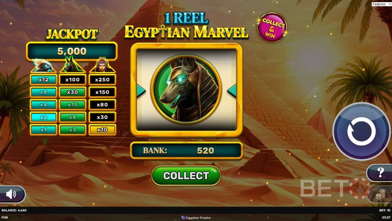 Teema & suunnittelu: Egyptin mystiikka