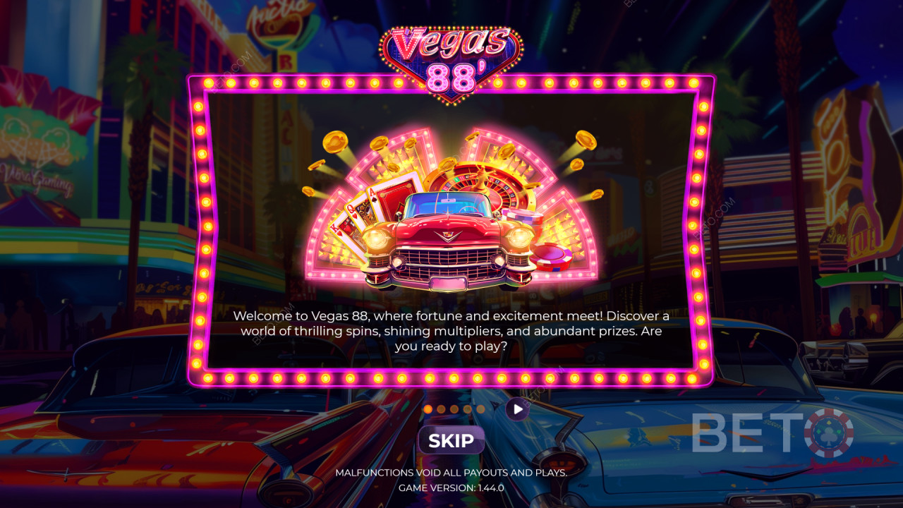 Teema & suunnittelu: Neon Vegas Vibe