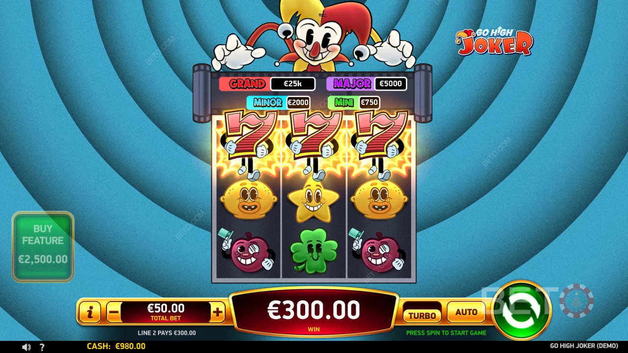 RubyPlayn Go High Jokerin pelaaminen