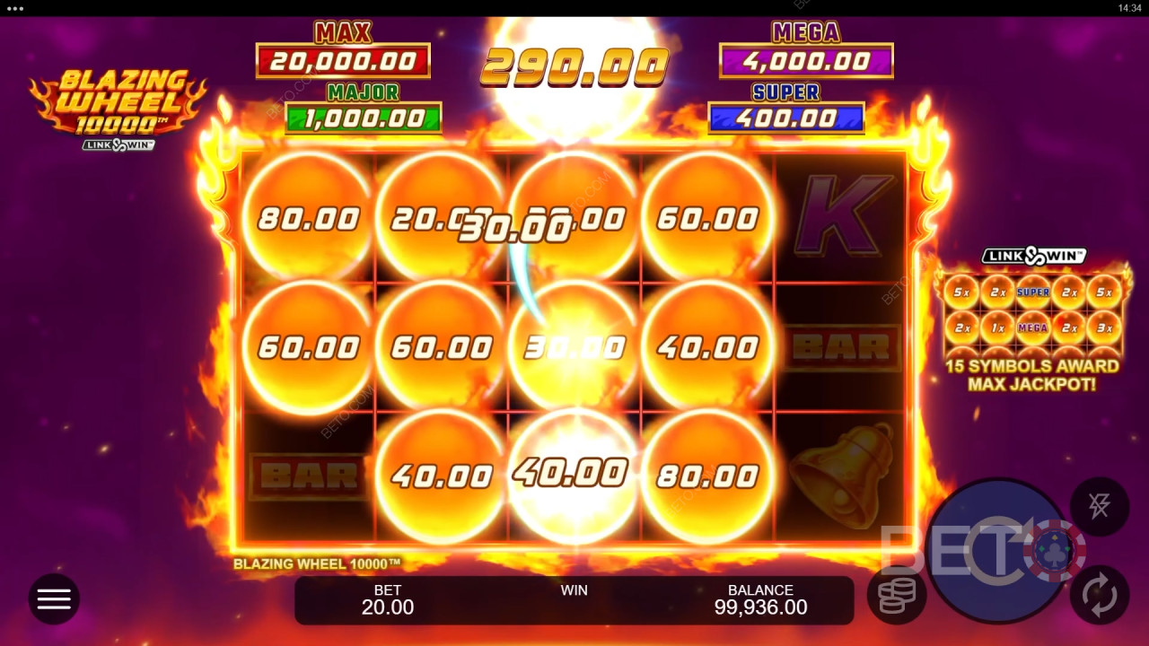 Blazing Wheel 10000 arvostelu BETO Slotsilta