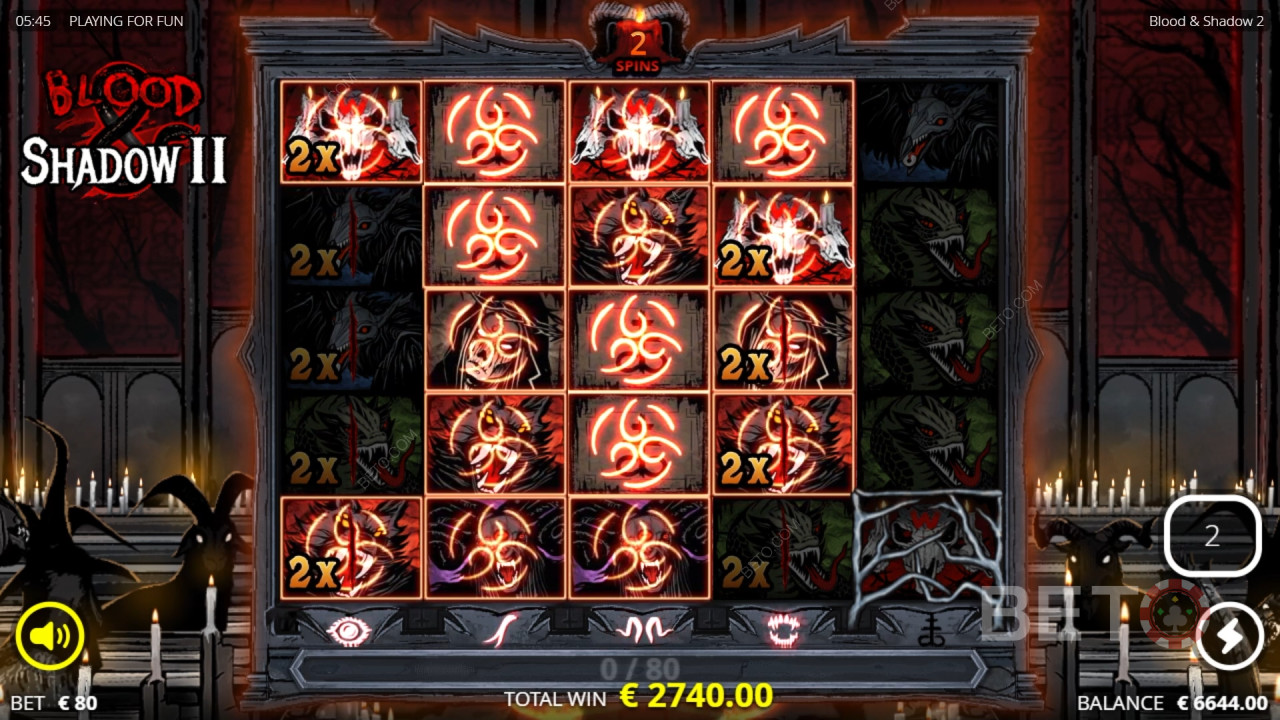 Blood & Shadow 2 -arvostelu: BETO Slots