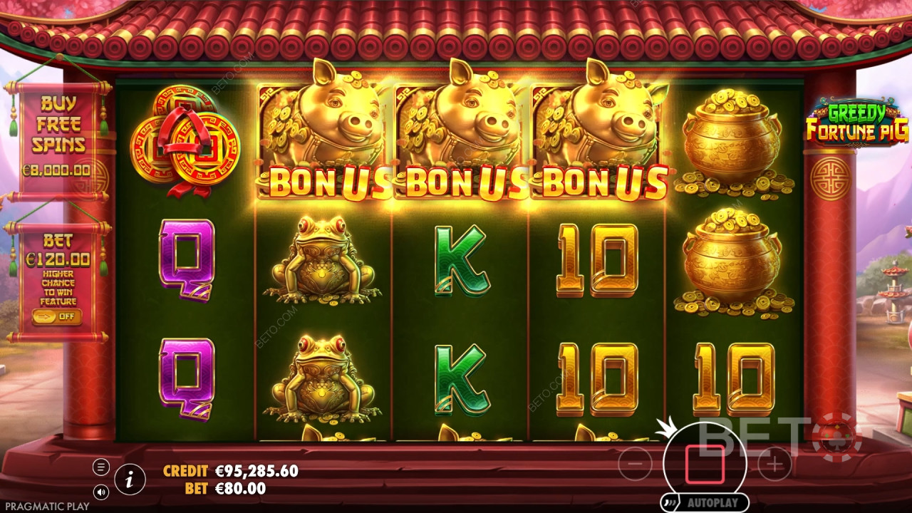 Greedy Fortune Pig arvostelu BETO Slotsilta