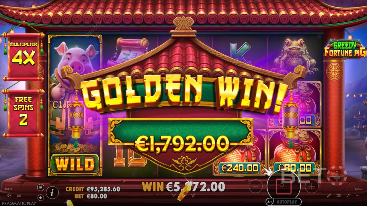 Bonusominaisuudet selitetty Greedy Fortune Pig by Pragmatic Play