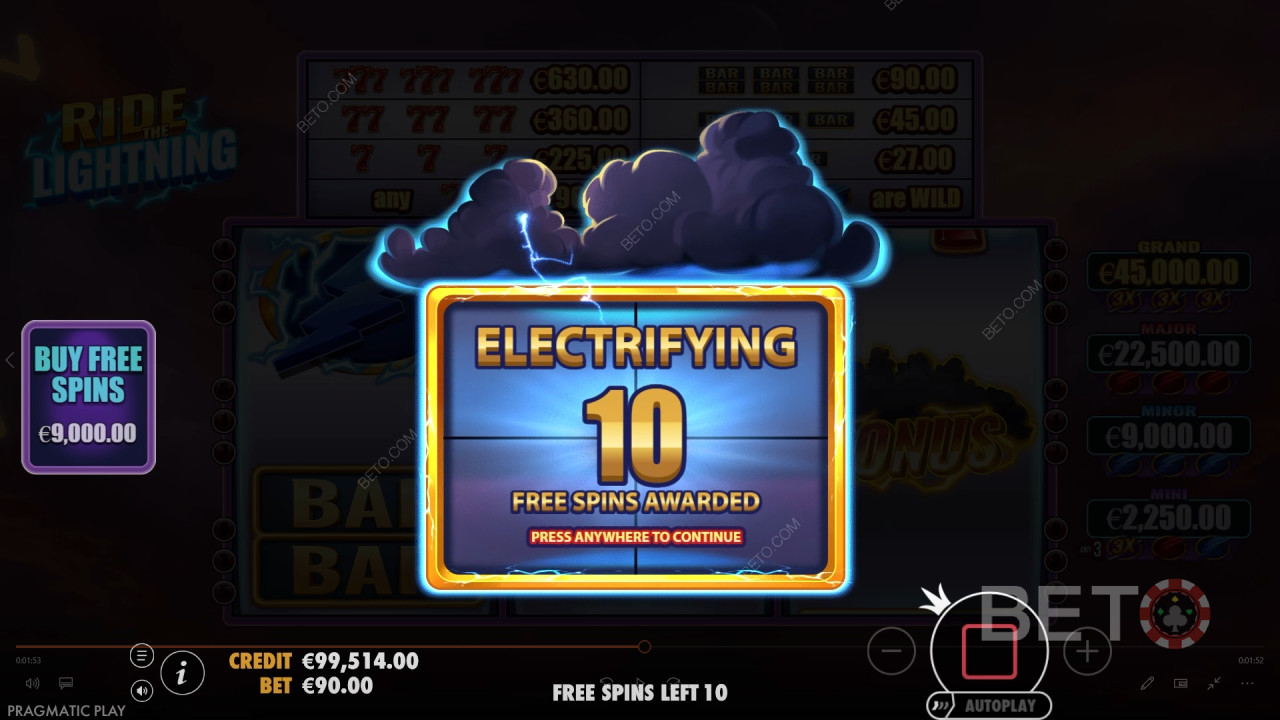 Bonusominaisuudet selitetty Ride the Lightning -elokuvassa by Pragmatic Play