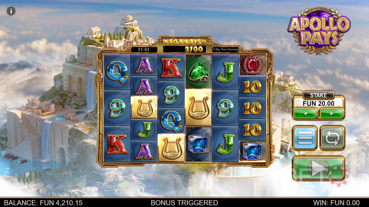 Apollo Pays Megaways Pelaa Ilmaiseksi