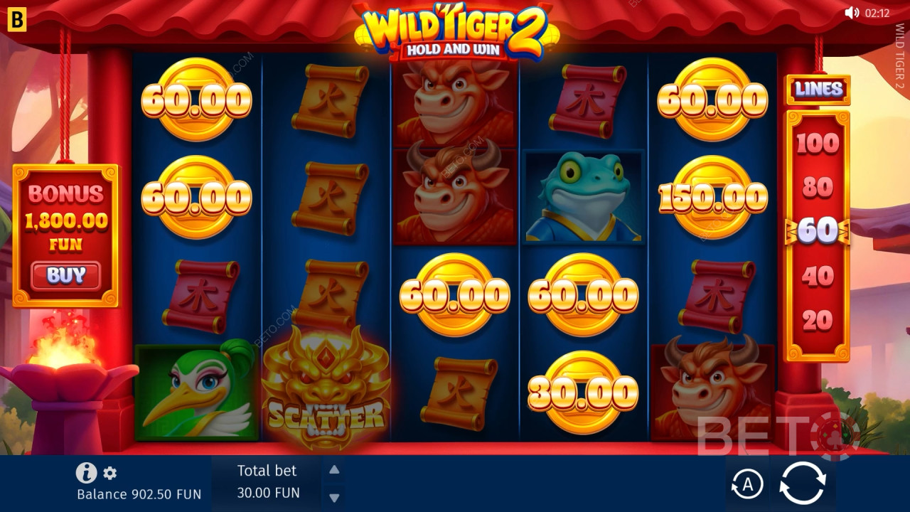 Wild Tiger 2 -arvostelu: BETO Slots