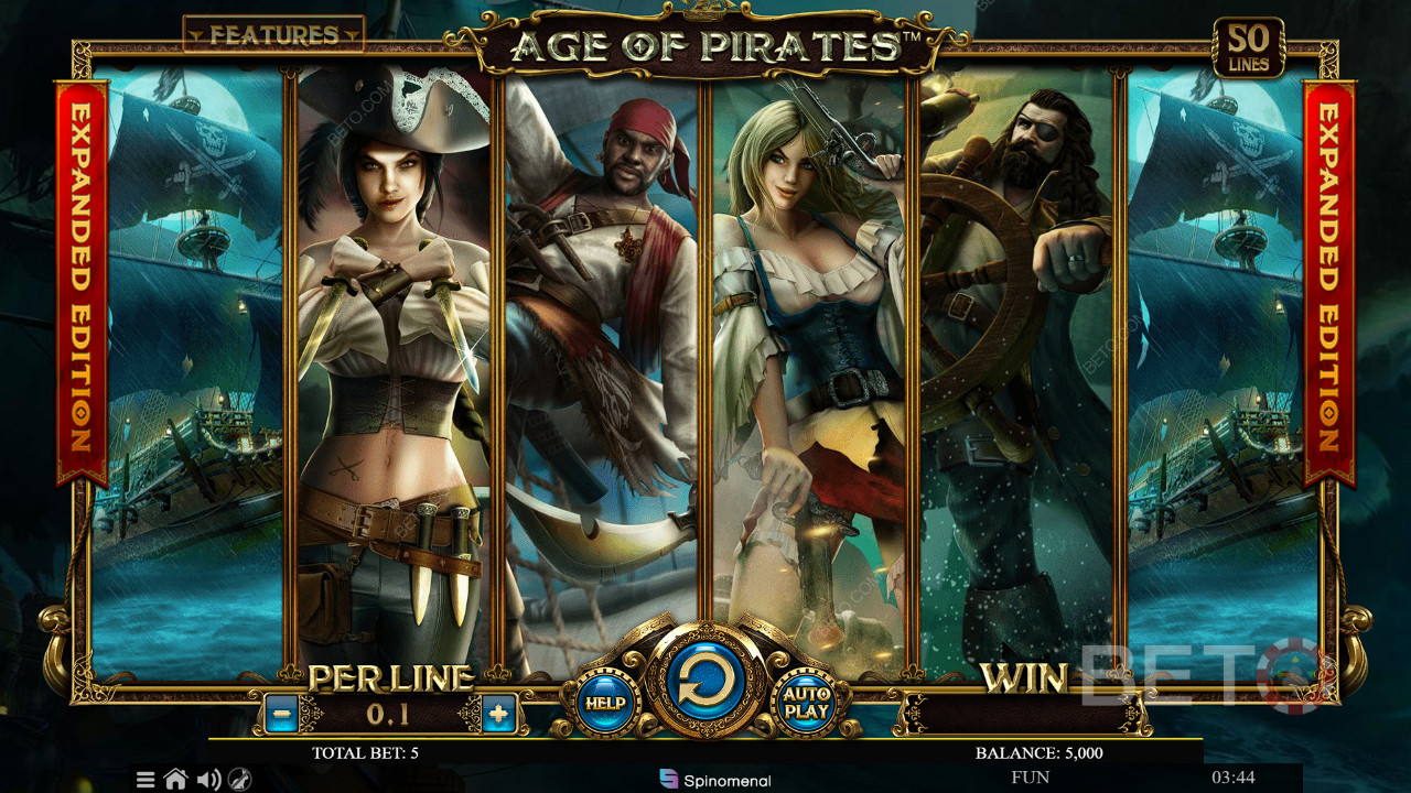 Age Of Pirates Expanded Edition arvostelu BETO Slotsilta