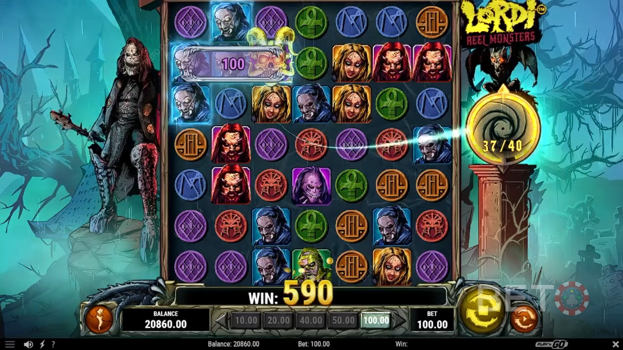 Lordi Reel Monsters arvostelu BETO Slotsilta