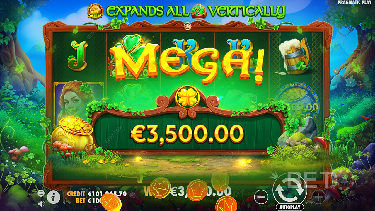 Voita 5000x panoksesi Clover Gold -kolikkopelissä!