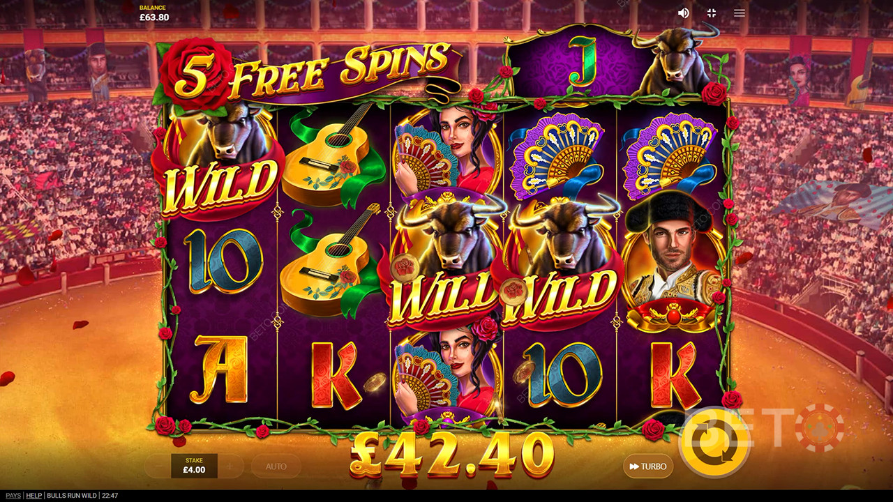 Bulls Run Wild arvostelu by BETO Slots