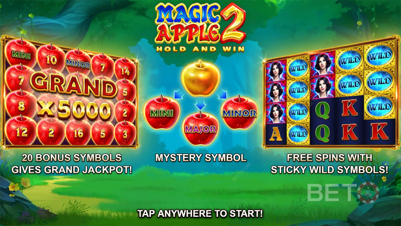 Bonusominaisuudet selitetty Magic Apple 2:ssa by Booongo