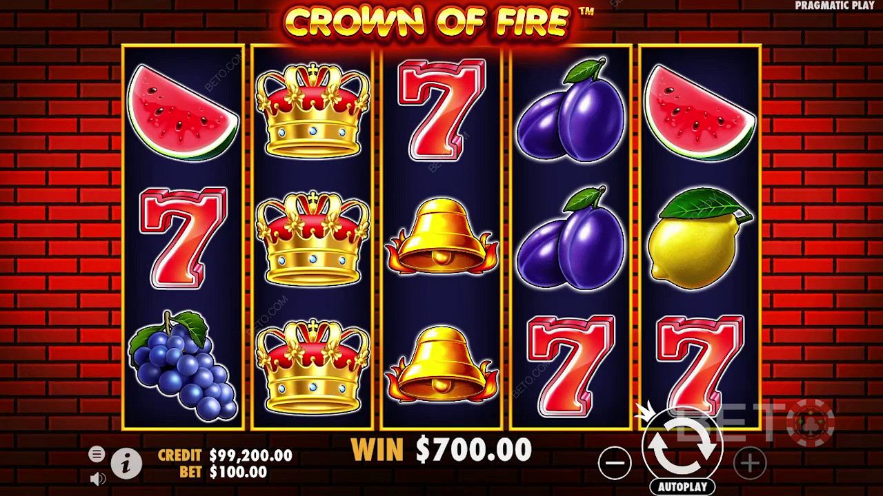 Crown of Fire arvostelu BETO Slotsilta