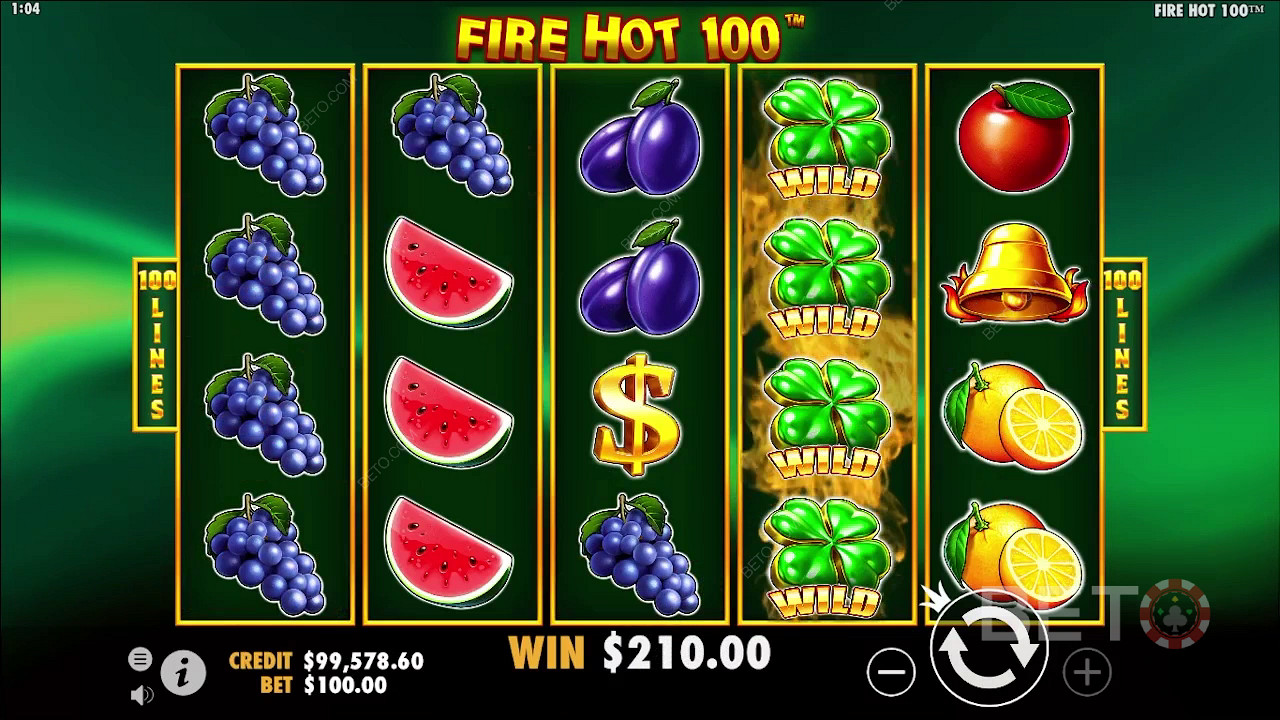 Fire Hot 100 arvostelu BETO Slotsilta